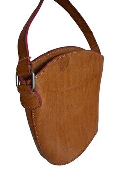 J. Crew Tan Leather Bucket Hand Bag
